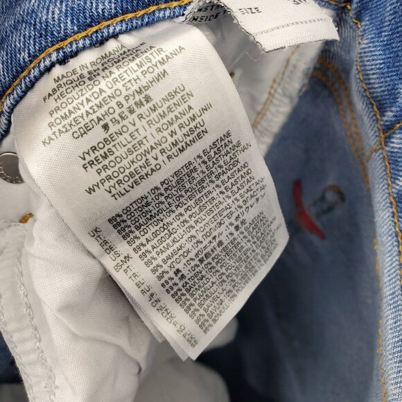 Diesel 2019 D Strukt Men's Mid Rise Skinny Light Wash Denim Jeans Size 30x30 - Picture 10 of 13